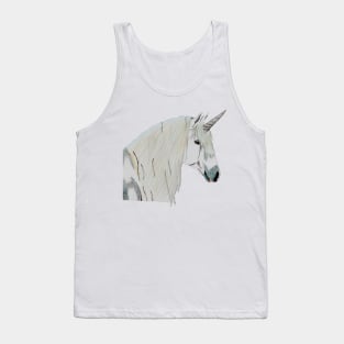 Unicorn Magic, Pure and True- White Tank Top